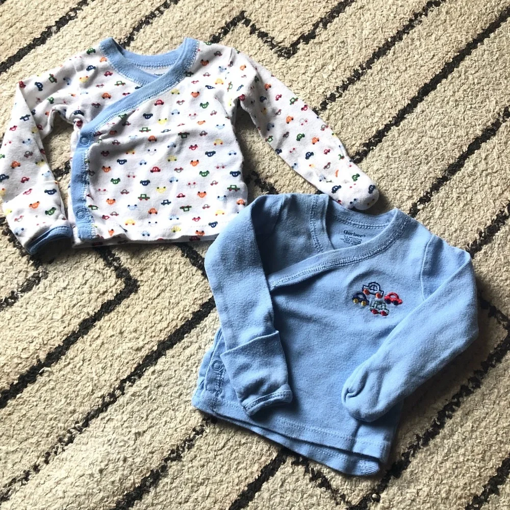 Gerber long sleeve kimono top